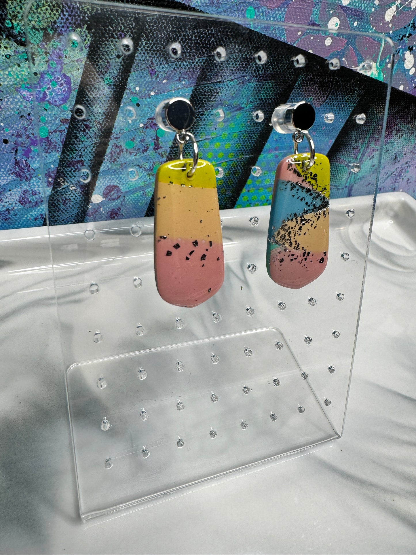 "Spring Vibes Style 1" Handmade Polymer Clay Earrings