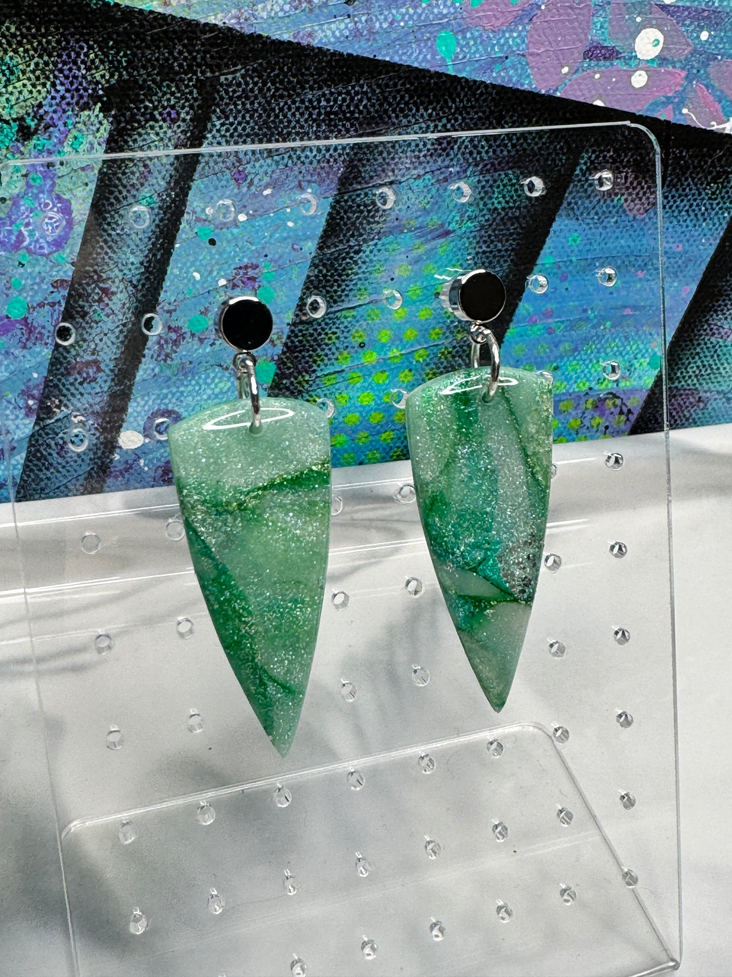 "Lucky Vibes" Handmade Polymer Clay Earrings