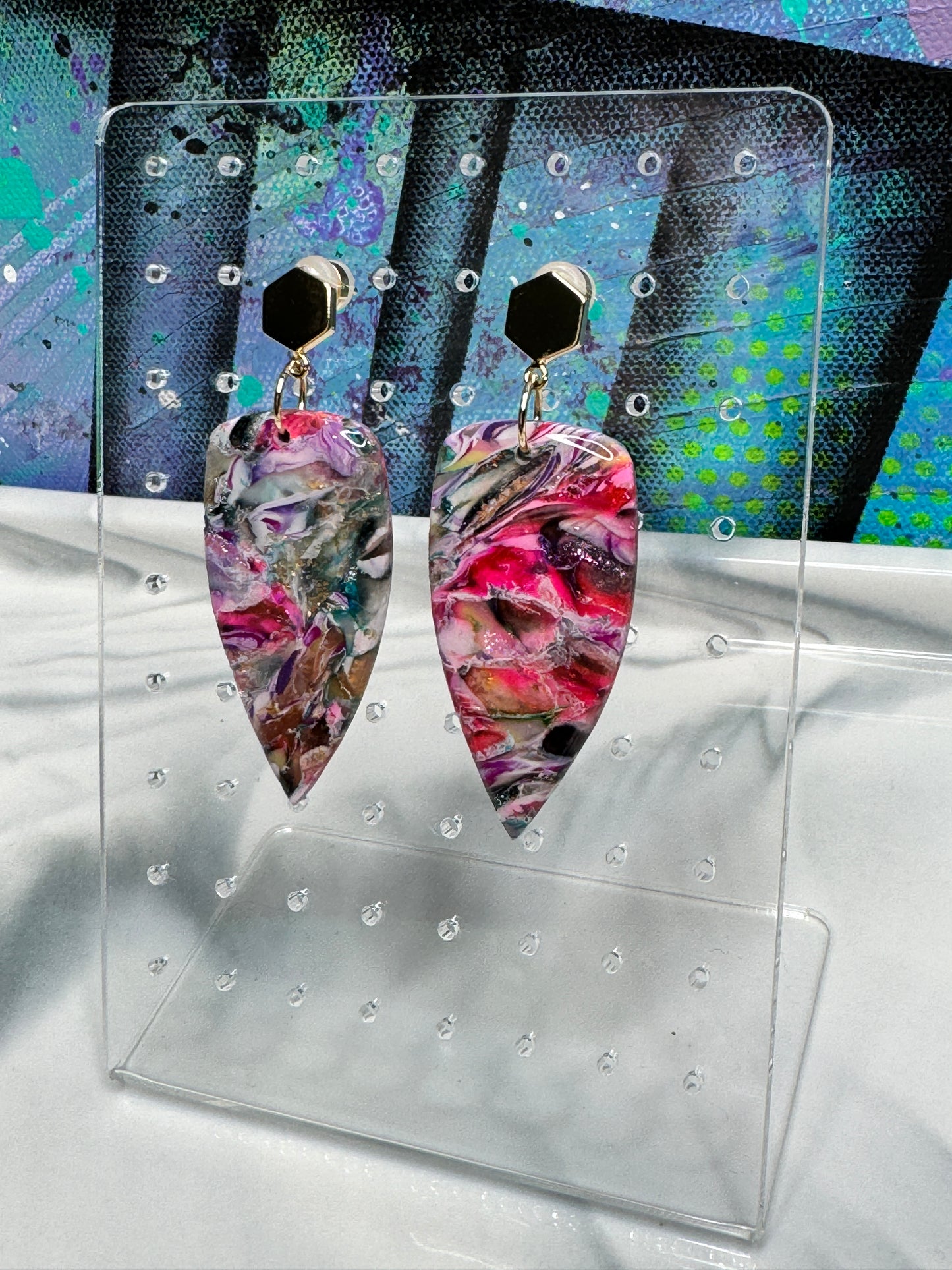 "Party Vibes" Handmade Polymer Clay Earrings
