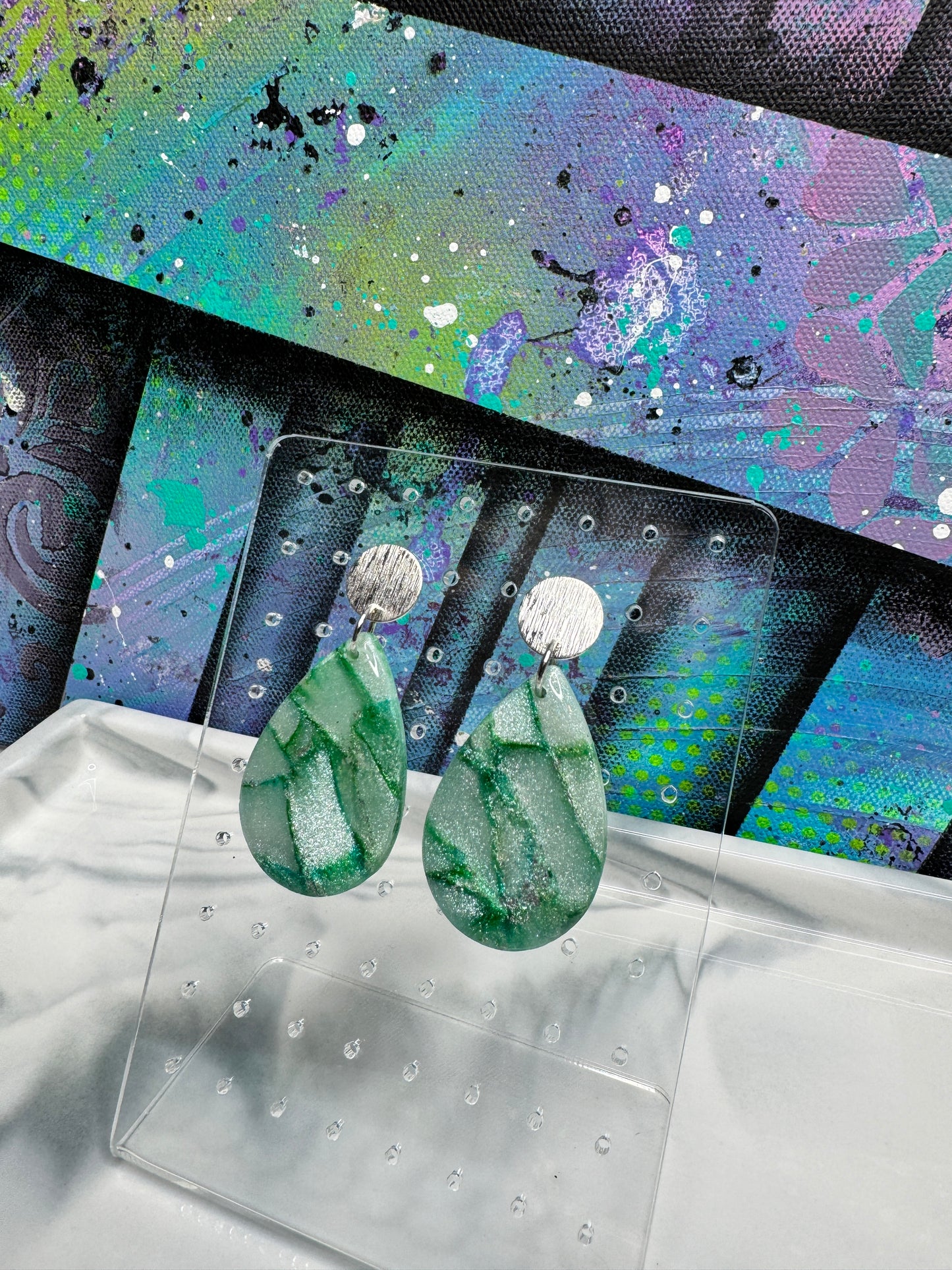 "Lucky Me" Handmade Polymer Clay Earrings