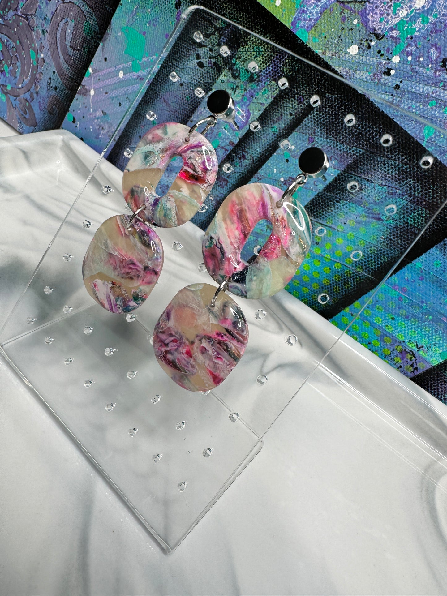 "Unicorn Dream" Handmade Polymer Clay Earrings