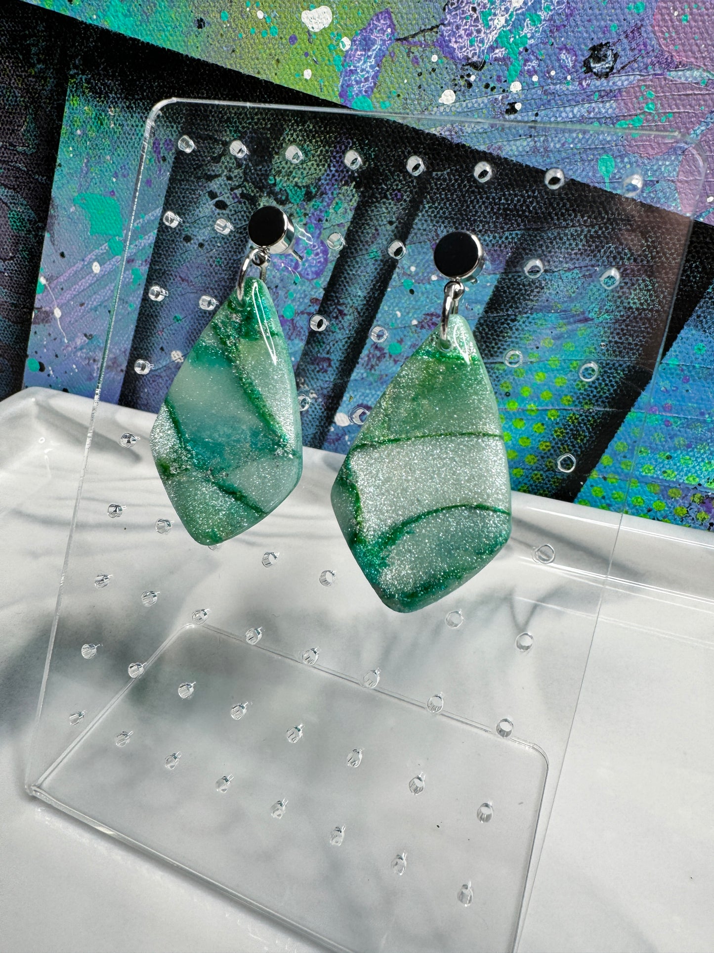 "Lucky You" Handmade Polymer Clay Earrings