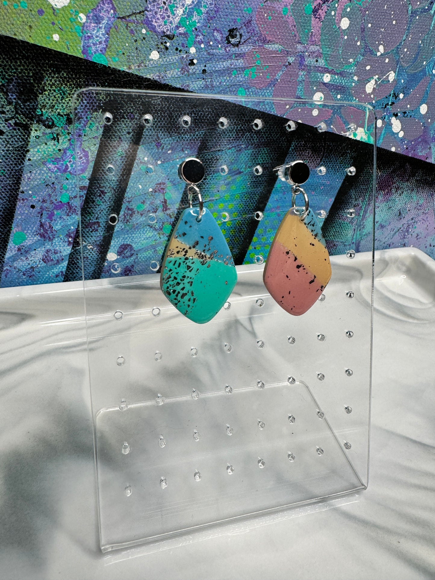 "Spring Vibes Style 6" Handmade Polymer Clay Earrings