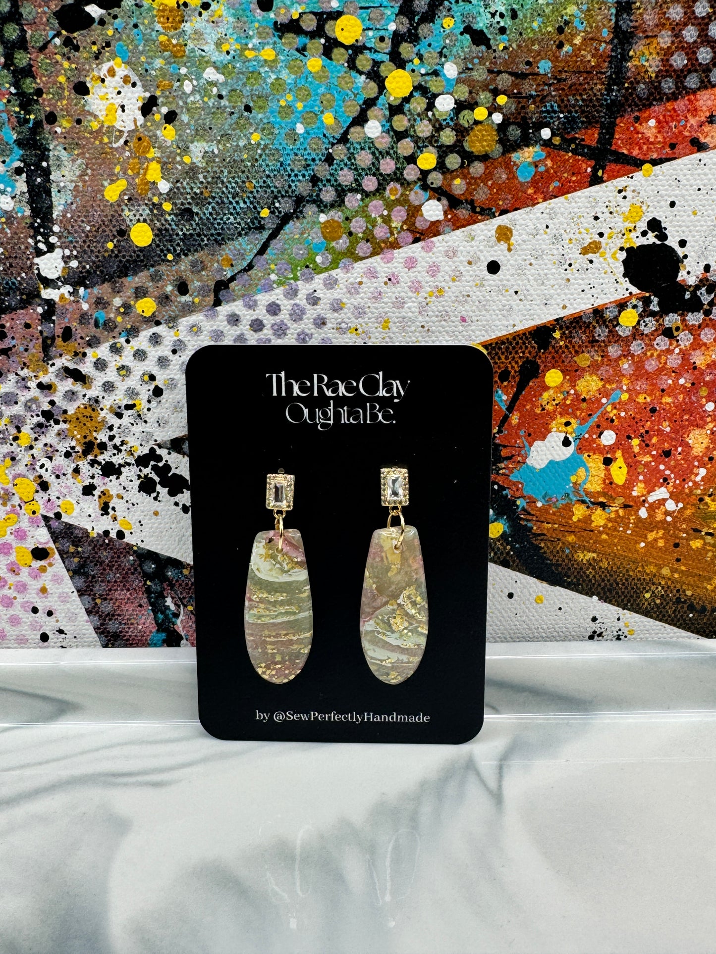 "Watermelon Mix 3" Handmade Polymer Clay Earrings