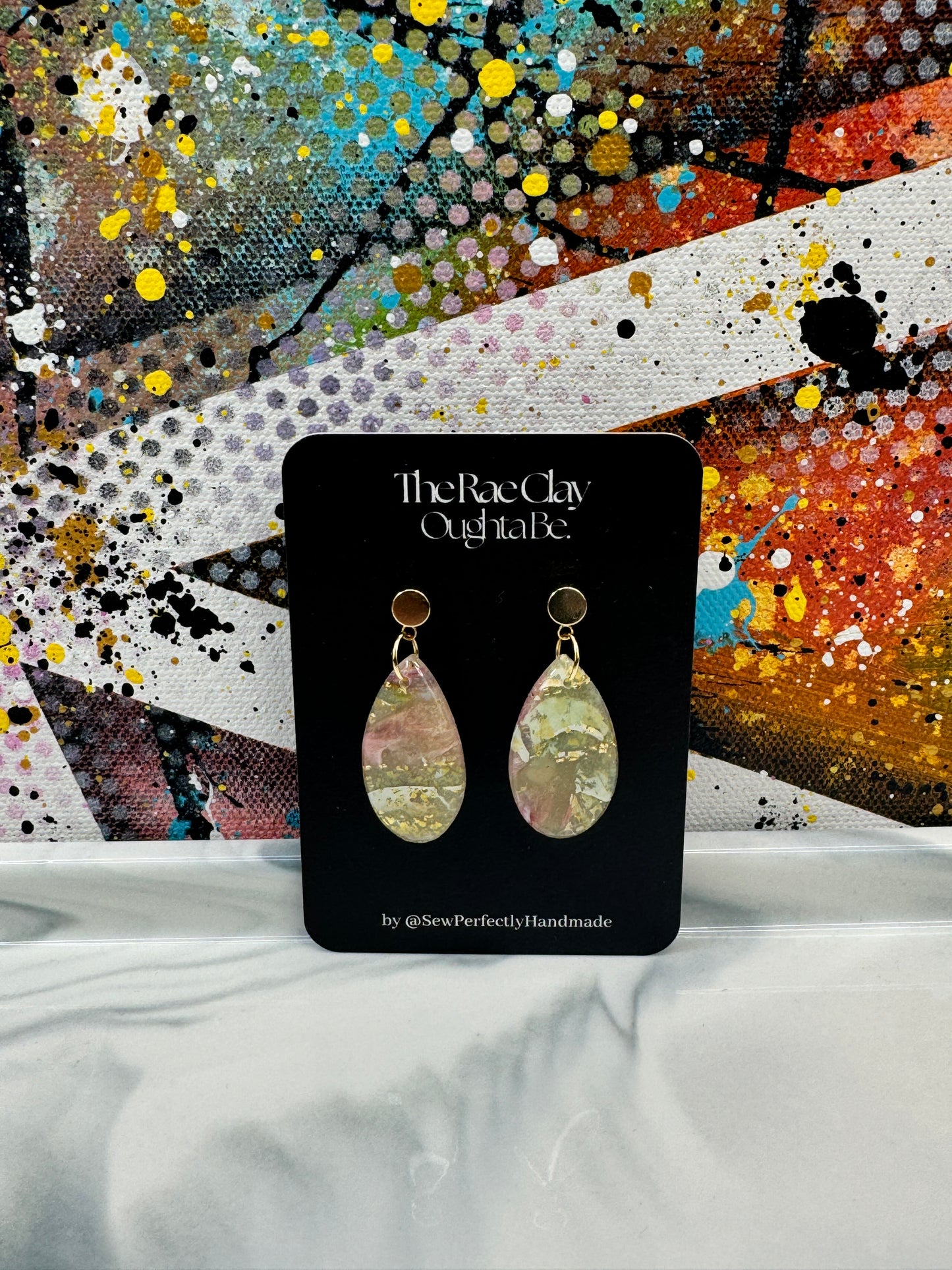 "Watermelon Mix 2" Handmade Polymer Clay Earrings