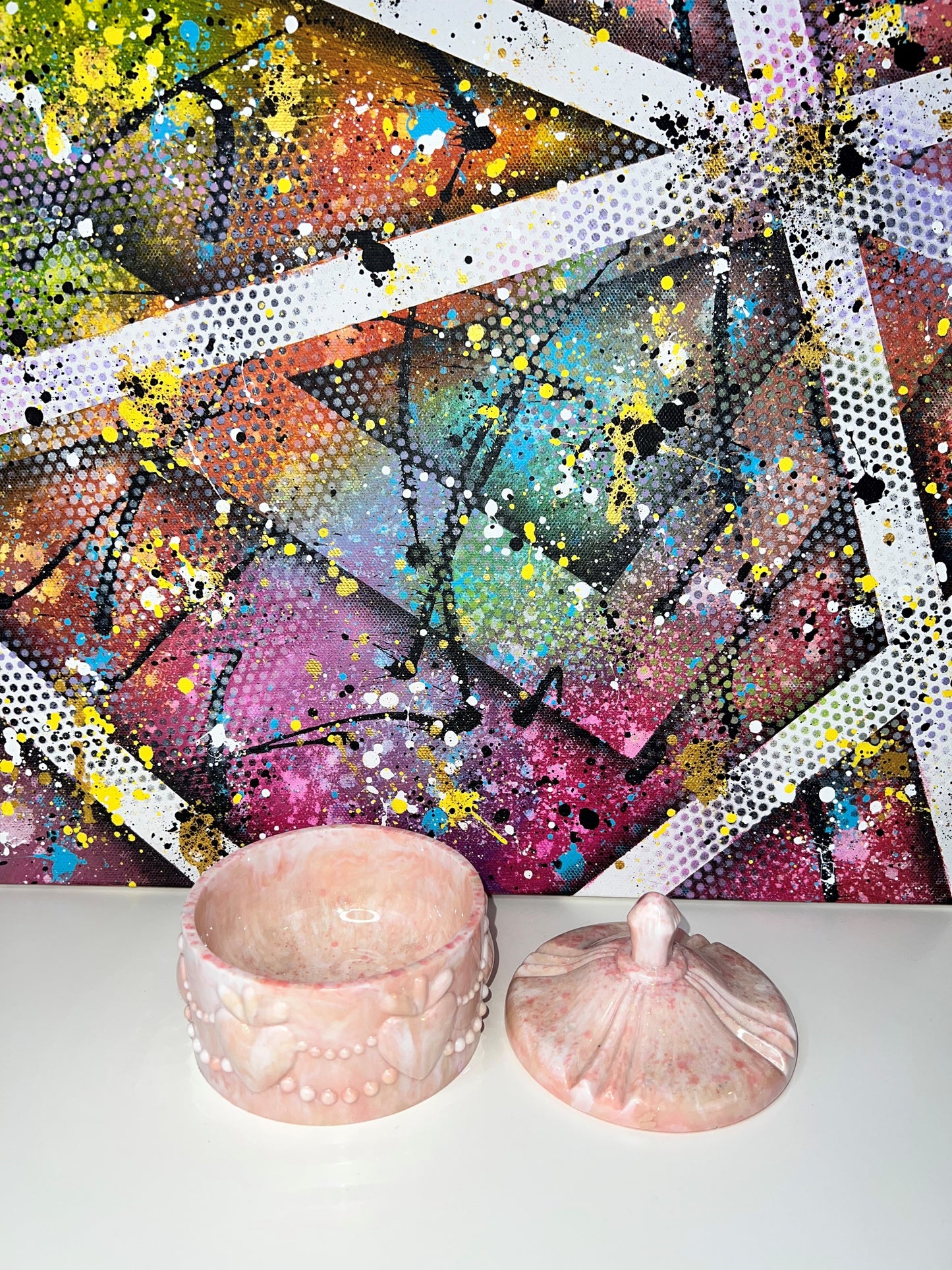 "Just Peachy" Trinket Dish / Jewelry Dish