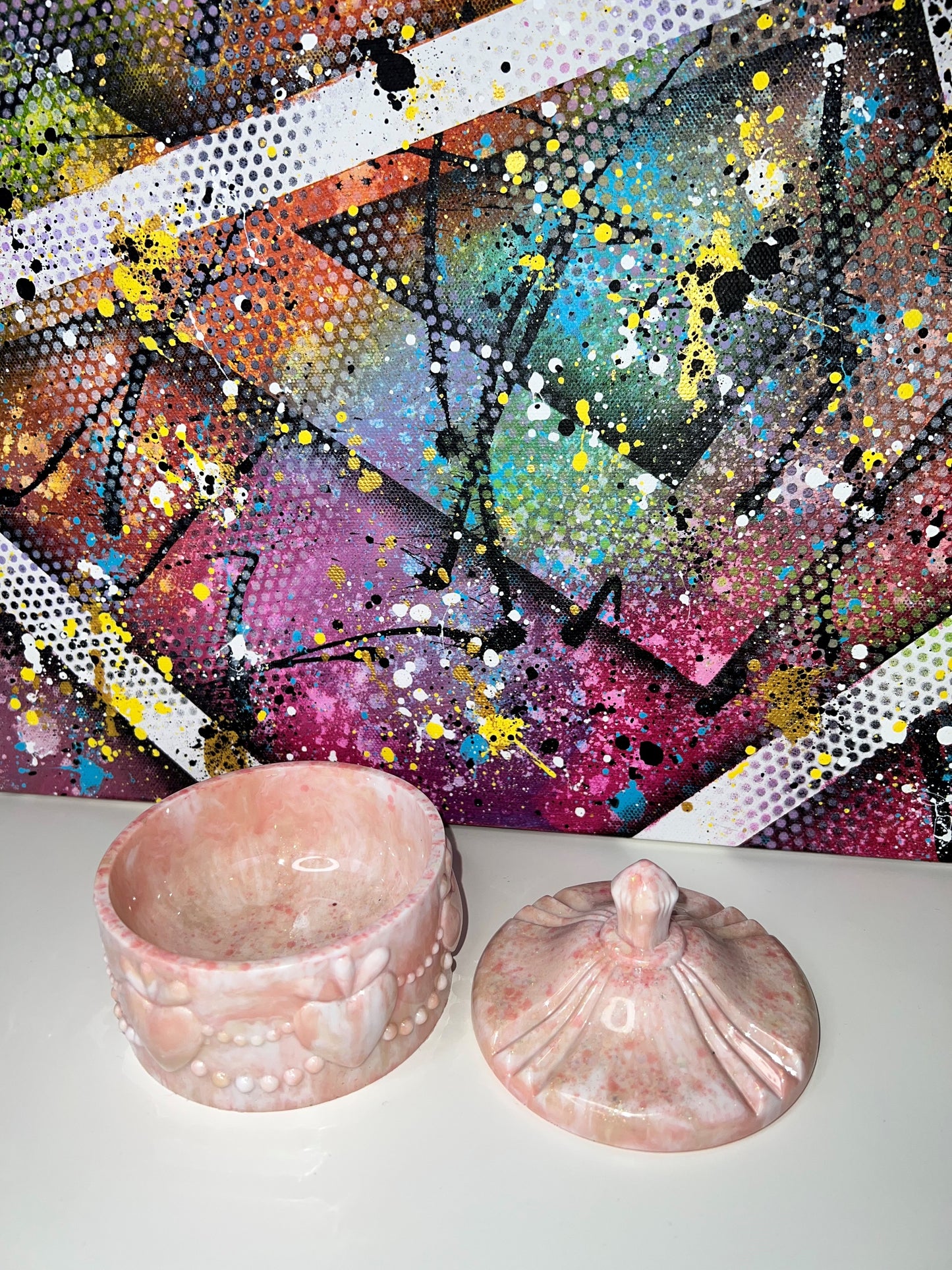"Just Peachy" Trinket Dish / Jewelry Dish
