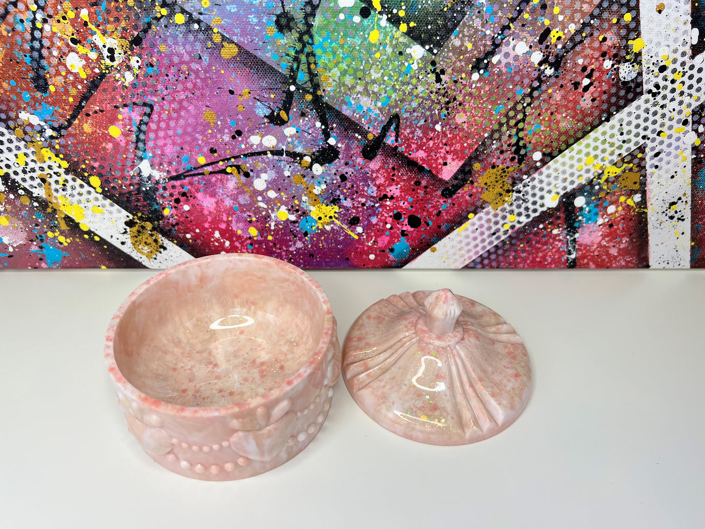 "Just Peachy" Trinket Dish / Jewelry Dish