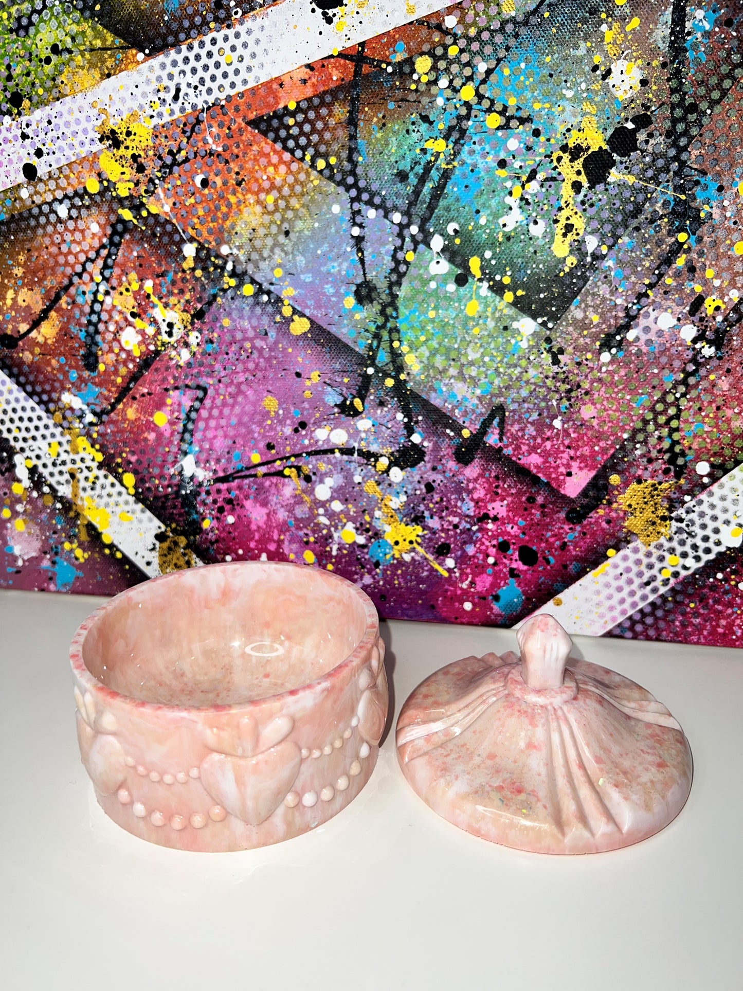 "Just Peachy" Trinket Dish / Jewelry Dish