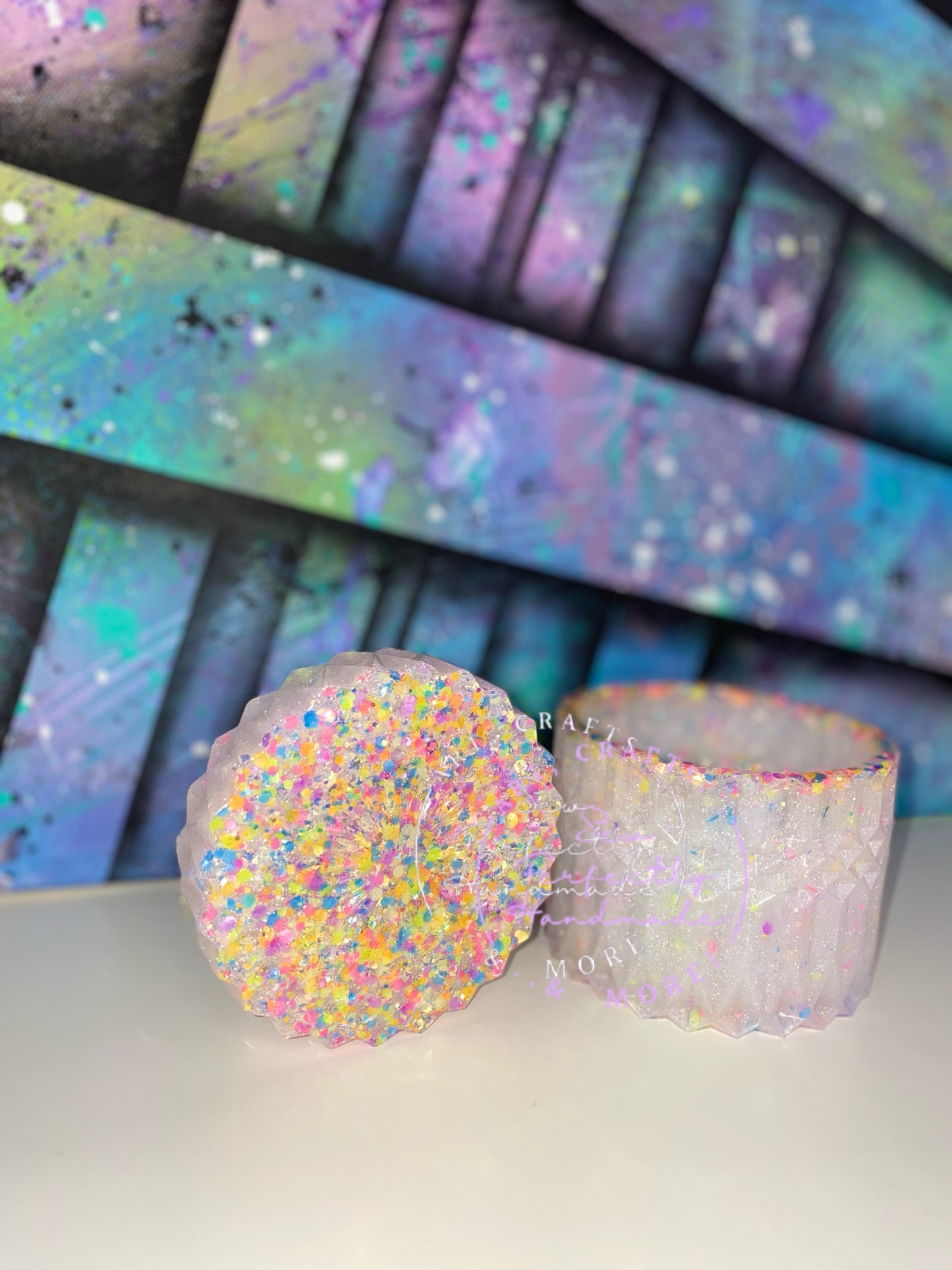 “Rainbow Sprinkles” Trinket Dish / Jewelry Dish