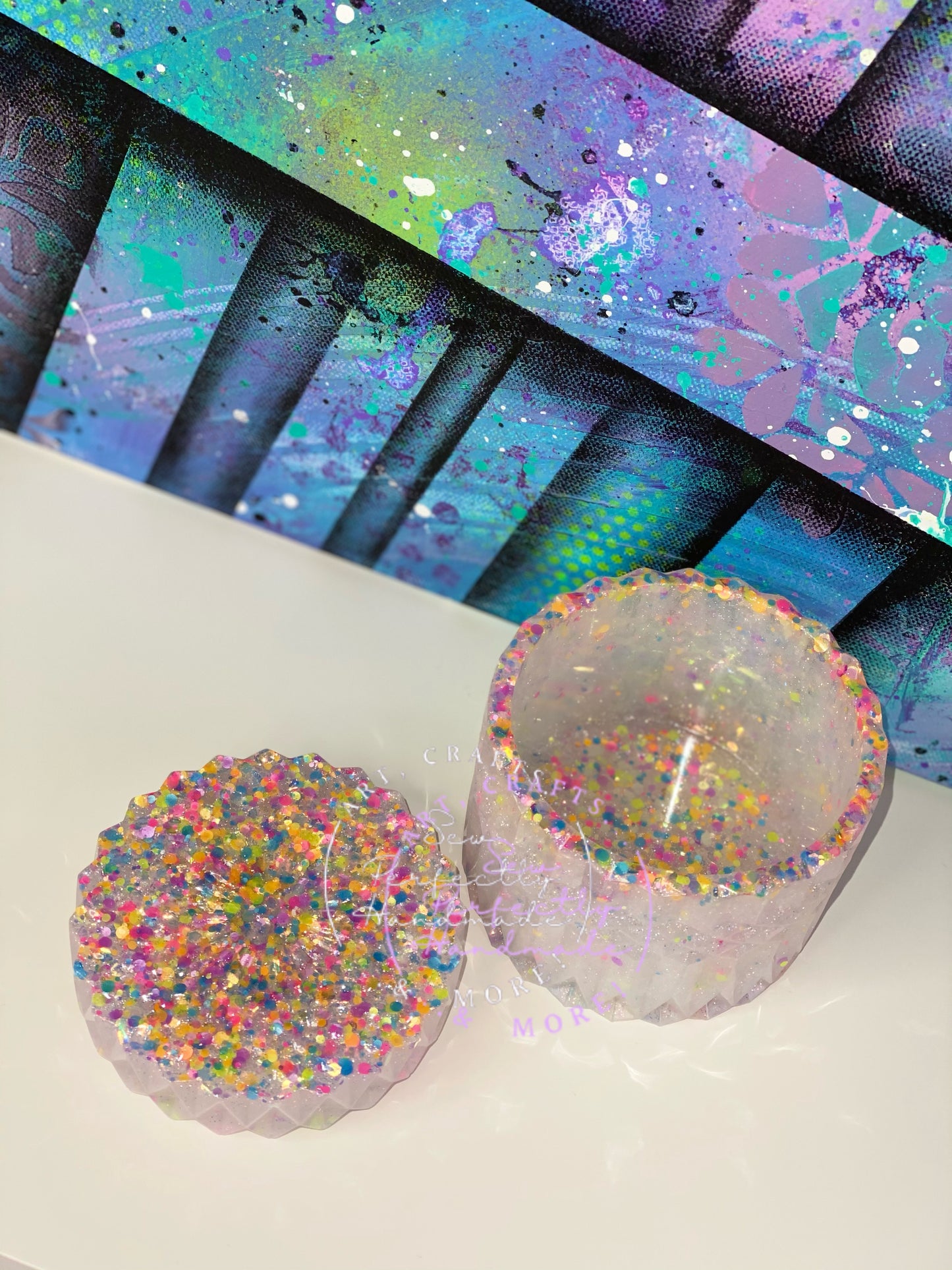 “Rainbow Sprinkles” Trinket Dish / Jewelry Dish