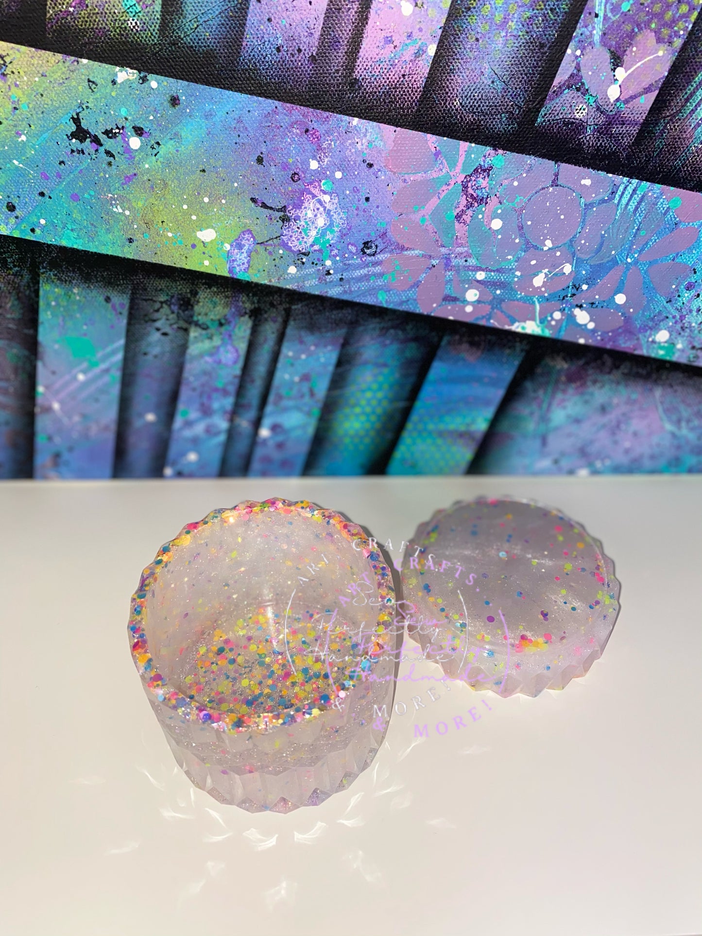 “Rainbow Sprinkles” Trinket Dish / Jewelry Dish