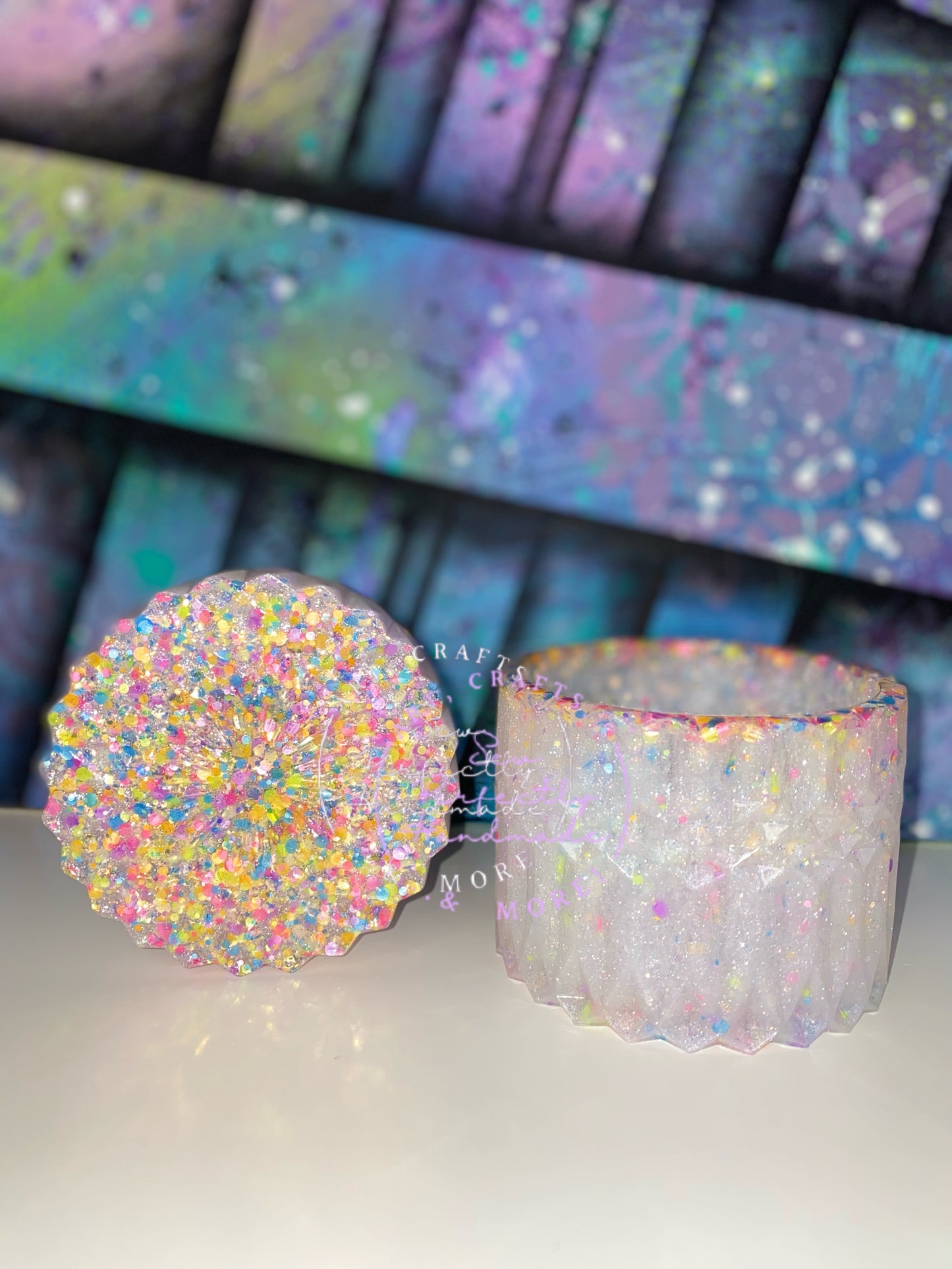 “Rainbow Sprinkles” Trinket Dish / Jewelry Dish