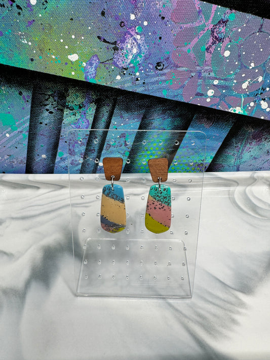 "Spring Vibes Style 2" Handmade Polymer Clay Earrings