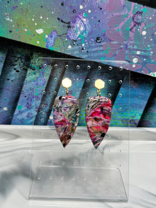 "Party Vibes" Handmade Polymer Clay Earrings