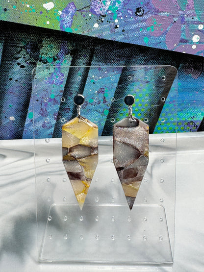 "Earth Vibes Style 1" Handmade Polymer Clay Earrings