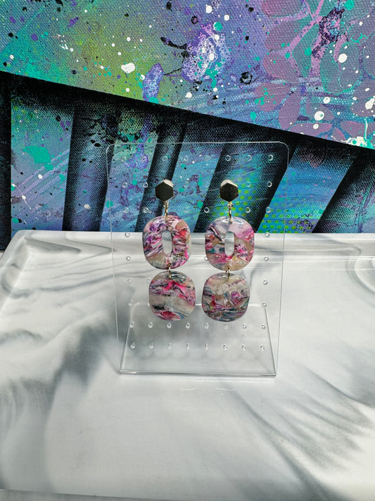 "Unicorn Fantasy" Handmade Polymer Clay Earrings