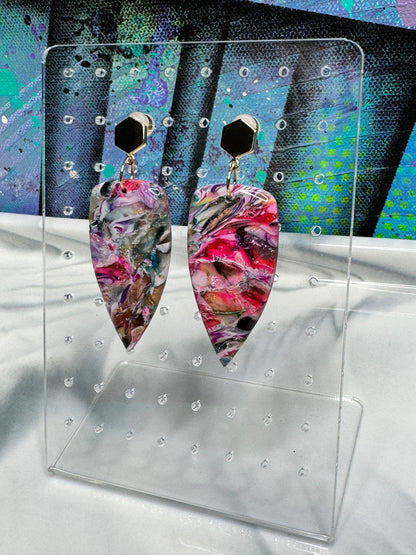 "Party Vibes" Handmade Polymer Clay Earrings