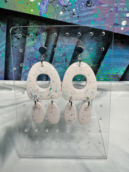 "Pure Intentions" Handmade Polymer Clay Earrings