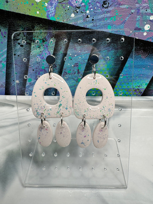 "Pure Intentions" Handmade Polymer Clay Earrings