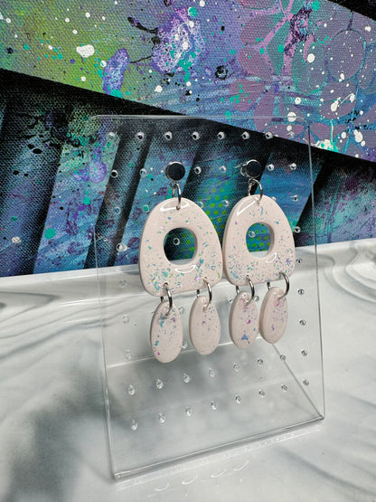 "Pure Intentions" Handmade Polymer Clay Earrings