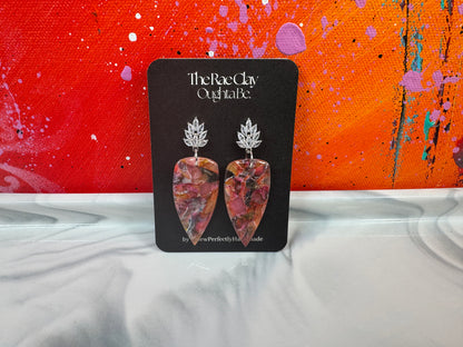 "Sunset Explosion" Handmade Polymer Clay Earrings