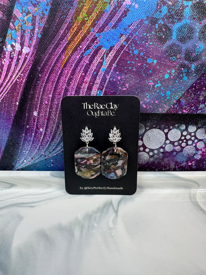 "Darker Days 3" Handmade Polymer Clay Earrings