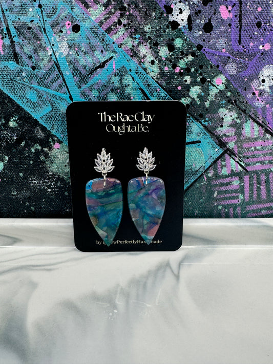 "Multicolor Dream" Handmade Polymer Clay Earrings