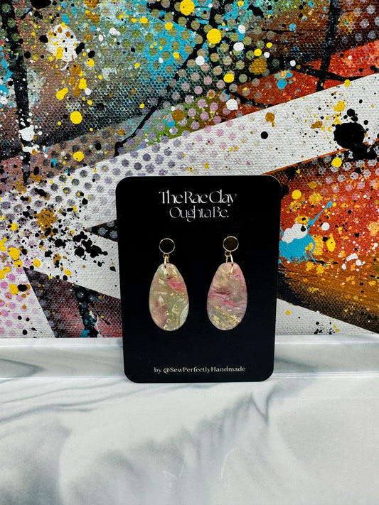 "Watermelon Mix 1" Handmade Polymer Clay Earrings