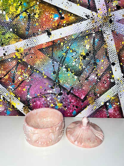"Just Peachy" Trinket Dish / Jewelry Dish
